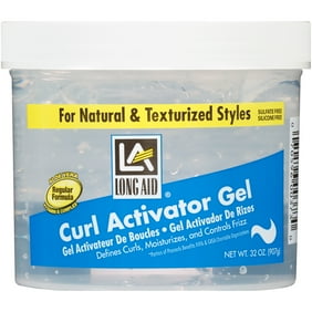 Long Aid Extra Dry Formula Curl Activator Gel 32 Oz Jar