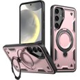 thumbnail image 1 of Funda Magnética para Samsung Galaxy S25 Funda con soporte [Compatible con MagSafe] Protección Militar contra Caídas Funda para teléfono TPU Suave Duradera a prueba de Golpes, 1 of 6