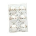 thumbnail image 3 of Adornos de Bolas de Navidad perfecl 6 Piezas Plata, 3 of 8