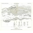 thumbnail image 2 of USGS 29x26 Black Ornate Wood Framed with Double Matting Museum Art Print Titled - Sand Springs District Nevada Mines - USGS 1951, 2 of 4