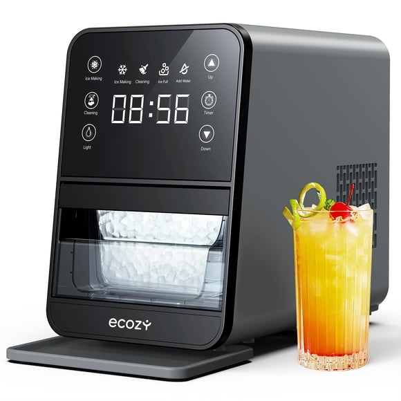 Fabricador de hielo tipo nugget ecozy ecozy 20 kg auto-limpiante 20 kg