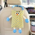 thumbnail image 4 of Dvkptbk Drawer Organiser Monsters Car Tissue Storage Hanging Bag Cute Cartoons Multi Functional Car Seat Back Drawer Storage Bag Organization and Storage, 4 of 6