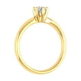 thumbnail image 2 of 1/4 Carat 6-Prong Set Diamond Solitaire Engagement Ring Band in 10K Yellow Gold (Ring Size 4), 2 of 6