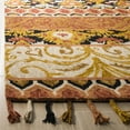 thumbnail image 4 of SAFAVIEH Suzani Melody Southwestern Wool Runner Rug, Rust/Gold, 2'3" x 8', 4 of 5