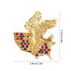 thumbnail image 2 of Broche de bandera de EE. UU. Pin | Esmalte Cristal Bandera Americana Alfiler de Solapa para Ropa Bufanda Bolso Sombrero | Aleación de oro y plata | Regalos patrióticos | 1 pieza | 1,45 x 1,33, 2 of 5