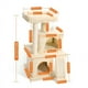 thumbnail image 1 of Fast Delivery Luxury Pet Cat Tree House Condos Cat Tree Tower with Ladder Sisal Scratching Posts for Cats Kitten Furniture House ShopWise Round, 1 of 13