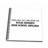 3dRose FEELING AS USELESS AS KYLIE JENNERS DIPLOMA - Mini Notepad, 4 by 4-inch