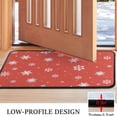 thumbnail image 3 of Red Christmas Snowflake Pattern Door Rugs,Washable Non Slip Door Mats Indoor,Decorative Door Mats,Entry Mat Indoor for Entrance,Bedroom,Kitchen,Bathroom,30"x17", 3 of 6
