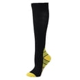 thumbnail image 1 of TIEVOSA Adult Fashion Gradient Sports Compression Socks Elastic Socks Slim Leg Long Socks Calf Socks Compression Socks（Yellow）, 1 of 2