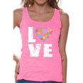thumbnail image 1 of Awkward Styles Women's Love Puzzles Autism Awareness Graphic Tank Tops Autistic Support, 1 of 4