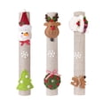 thumbnail image 1 of Under 10 Furniture Protection Christmas Home Decorations Father Christmas Snowman Burlap Fridge Handle Sticker Microwave Handle Cover, 1 of 9
