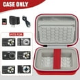 thumbnail image 3 of Carrying & Protective Case Compatible with Digital Camera and Accessories for Travel -Red, 3 of 7
