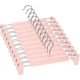 thumbnail image 1 of Juego de 10 Perchas Para Faldas Oso de fresa Perchas Para Pantalones Rosa con 2 Clips Antideslizantes y Ajustables, 1 of 5
