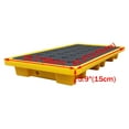 thumbnail image 2 of Anti-Leakage Oil Pan Double Steel Drum Barrel Platform Spill Containment Pallet Chemicals, 2 of 13