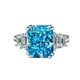 thumbnail image 1 of Anillo de compromiso de boda de joyería azul, 1 of 7