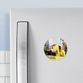 thumbnail image 3 of CafePress - August Macke Bright House Magnets - 2.25" Round Magnet, Refrigerator Magnet, Button Magnet Style, 3 of 4