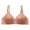 Purple, variant on Bralettes Women Lightly Lined Bra Feature V-Neck Sport Bra Style W-1312 Red-a 38