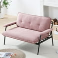 thumbnail image 4 of Jopath 53" Loveseat Sofa Couch for Small Spaces,Corduroy 2-Seater Love Seats Sofa Couch for Apartment, Bedroom,Pink, 4 of 7