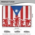 thumbnail image 7 of Jeiento Puerto Rico Flag Palm Tree Car Trunk Mat 29"x39", Washable Non Slip All Weather Trunk Protector Tropical Caribbean Car Decor, 7 of 7