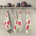 thumbnail image 5 of Dreamtimes Soft Absorbent Reusable Kitchen Towels, Set of 1|28x18 in, Poppy Flowers Pattern Dining Kitchen Living Room Tea Towels Dish Towels Decorative Towels, 5 of 7