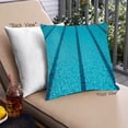 thumbnail image 1 of Ahgly Company Sports Swimming Outdoor Throw Pillow, 18 inch by 18 inch, 1 of 6