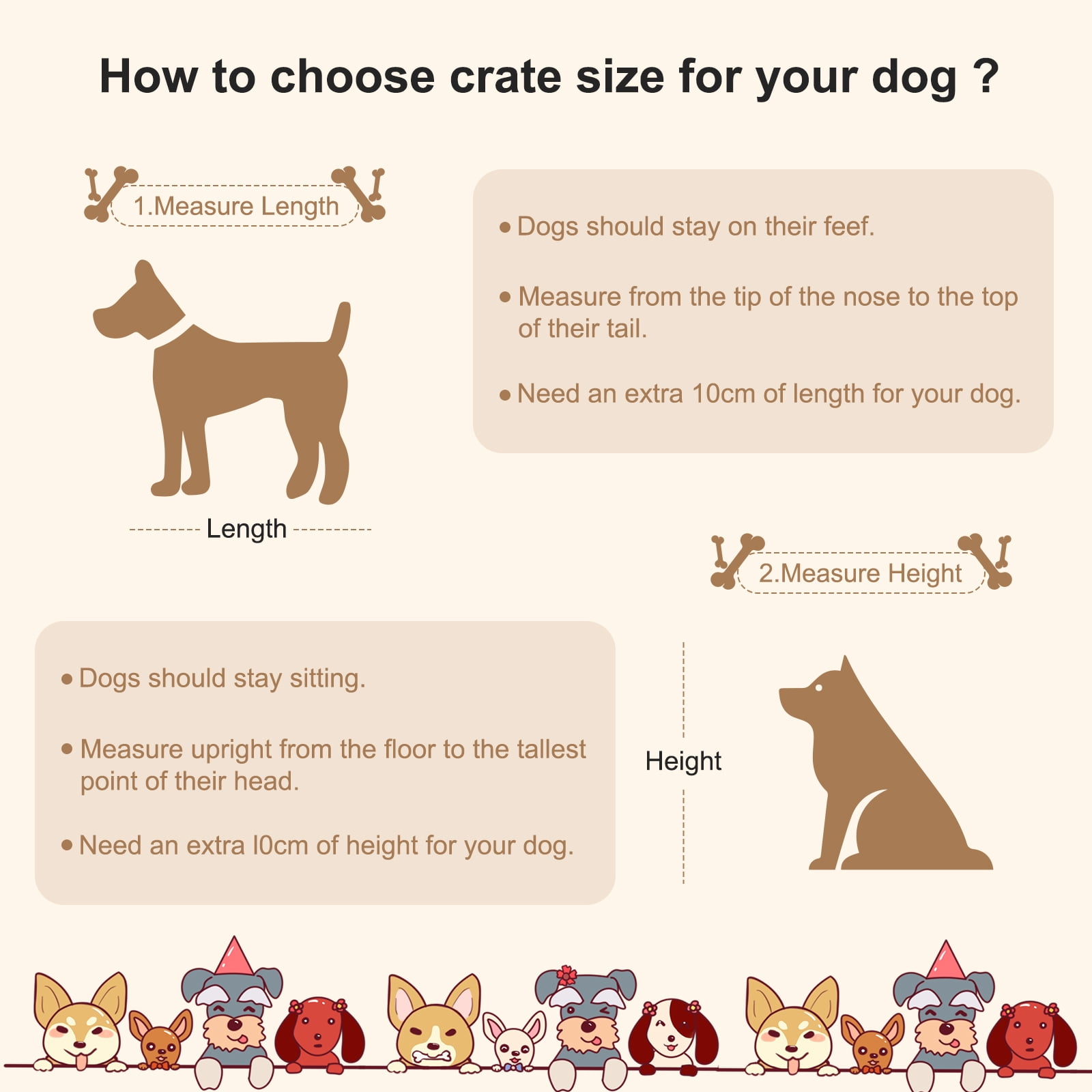 Erinnyees Large Dog Crate Furniture, Retractable Dog Kennel Furniture, Wooden Large Dog Kennel Indoor, Heavy-Duty Dog Cage Furniture with 3 Levels of Adjustable Size,45.6" L