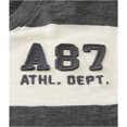 thumbnail image 2 of Aeropostale - Camiseta con adornos A87 a rayas para hombre, gris, grande, 2 of 2