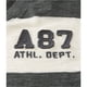 thumbnail image 2 of Aeropostale - Camiseta con adornos A87 a rayas para hombre, gris, extragrande Aeropostale  Camiseta adornada, 2 of 2