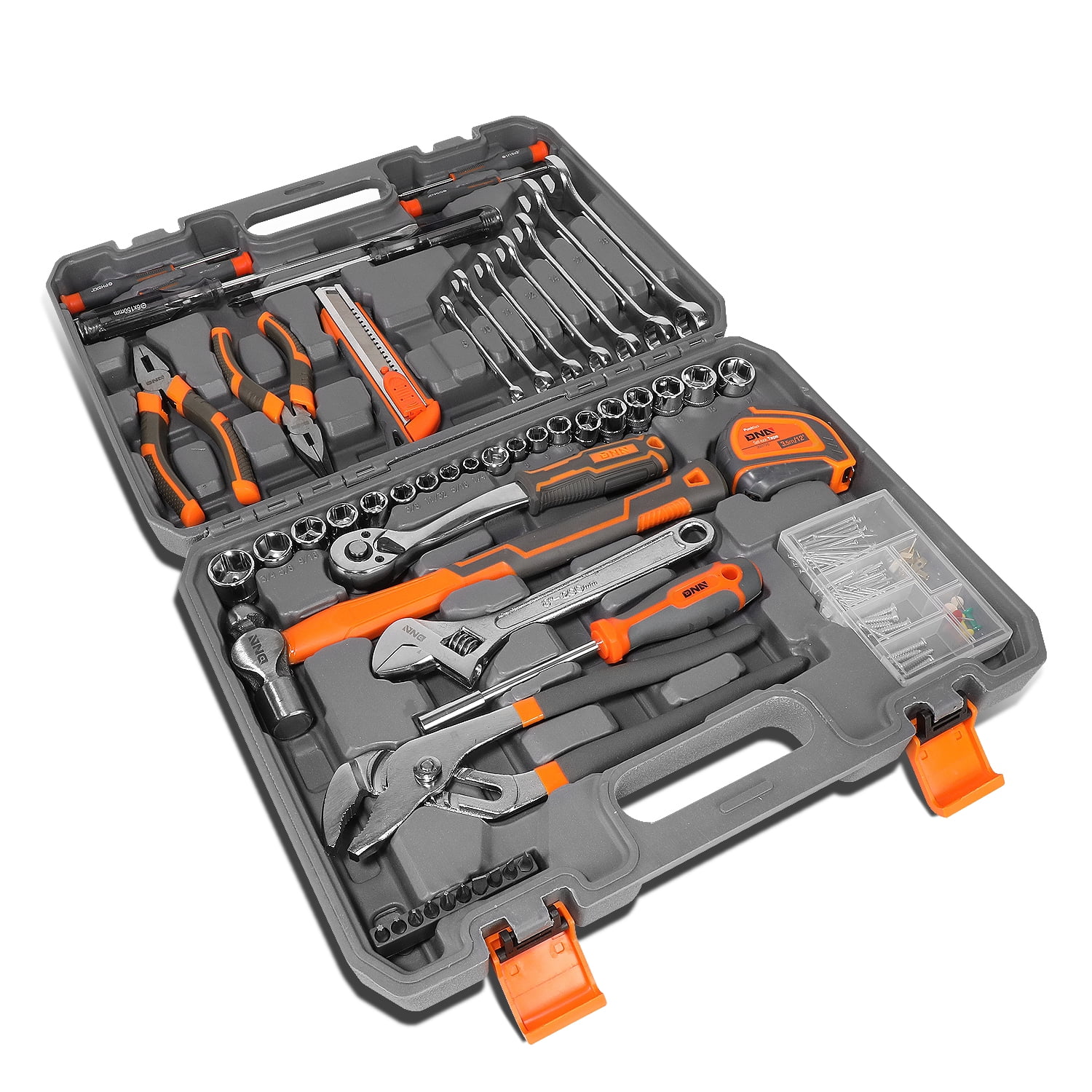 ‎160-piece Mechanics Auto & Home Repair Tool Set Household Hand Tool Kit with Storage Case