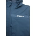 thumbnail image 2 of Adidas Men's Terrex Multi Rain.RDY Solid Rain Jacket Wonder Steel XL, 2 of 5
