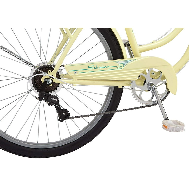 Schwinn perla women's cruiser bike yellow hotsell
