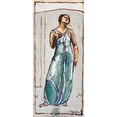 thumbnail image 2 of Ferdinand Hodler 8x14 Gold Ornate Wood Frame and Double Matted Museum Art Print Titled - View into Infinity, Single Figure (1913), 2 of 4