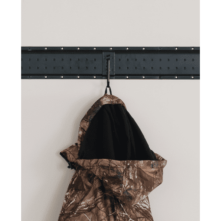 HART Garage Storage J Hook, Durable Steel Hook with Rubber Coating, Garage Storage Rail, New Condition