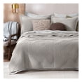 thumbnail image 1 of Edredón Ligero Reversible Pinsonic Velvet Esquimal Colcha Doble Vista (Individual, Beige), 1 of 8