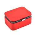 thumbnail image 1 of Guardurnaity Joyero PU Pantalla de cuero Color sólido Caso Hallazgos Pendientes Medallón Anillo Organizador Soporte multifunción Niñas Ropa, zapatos y accesorios Miscelánea Rojo 8*6 Guardurnaity AP017827-01, 1 of 6