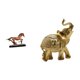 thumbnail image 1 of Majestuosa escultura de y caballo, figura decorativa coleccionable para escritorio, estante, sala de estar, dormitorio, decoración del hogar,, 1 of 8