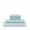thumbnail image 5 of 5th Avenue Lux 1200TC CVC Cooling 7 Piece Split King Sheet Set, Light Blue, Solid Color Themed, Oeko-TEX Certified Confidence, 5 of 6