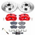 thumbnail image 2 of PowerStop Front Z23 Evolution Sport Brake Pad and Rotor Kit with Red Powder Coated Calipers Fits: MERCEDES-BENZ Select Models KC7766, 2 of 4