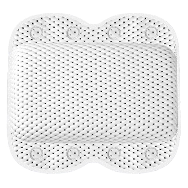 Bathtub Pillow with Suction Cups for Neck and Head Support High Resilience Non- Bath Accessory