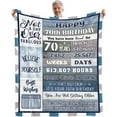 thumbnail image 1 of LHSHID 40 Birthday Decorations for Women Gifts for 40th Birthday Woman 40 Year Old Birthday Gifts Ideas for Women Men Friend Sister Husband Throw Blanket 50x60in, 1 of 6
