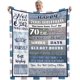 thumbnail image 1 of LHSHID 40 Birthday Decorations for Women Gifts for 40th Birthday Woman 40 Year Old Birthday Gifts Ideas for Women Men Friend Sister Husband Throw Blanket 50x60in, 1 of 6