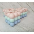 thumbnail image 6 of Triple Colored Luxurious Bubble Soy Wax Candle, 6 of 9
