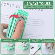 sixwipe 13-in-1 Teal Office Supplies Set & Desk Organizer Kit, Premium Stapler, Tape Dispenser, 1000 Staples, Scissors, Paper/Binder Clips, Ruler, Tabs, Stationery Starter Pack