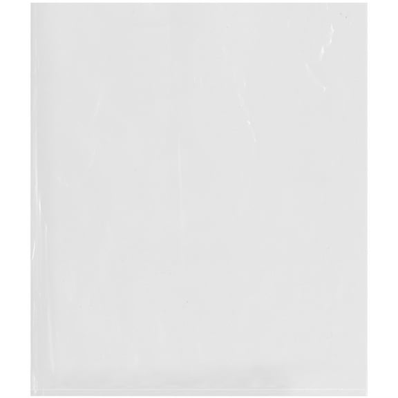 Plymor 12" x 14" (Pack of 100), 2 Mil Flat Open Clear Plastic Poly Bags