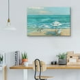 thumbnail image 2 of Fine Art Canvas Simply Summer Beach View by Sally Swatland Canvas Art Print, 2 of 2