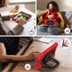 thumbnail image 5 of Funda Resistente a Prueba de Golpes para iPad A16 11 / iPad A16 10, Funda Protectora de Silicona + Capa de PC con Soporte Giratorio de 360° y Correa para el Hombro, Roja, para iPad A16 11/10, 5 of 7