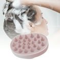 thumbnail image 2 of Unique Bargains 1 Pc Mango Style Hair Shampoo Brush for Head Massage 3.74"x2.56"x2.76" Pink, 2 of 6