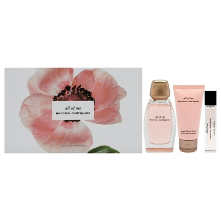 Narciso Rodriguez All Of Me , 3 Pc Gift Set 3oz EDP Spray, 0.33oz EDP Spray, 1.6oz Body Lotion