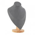 thumbnail image 5 of Jewelry Display Mannequin Bust Chain Bust Stand for Countertops Galleries 12.6x18x28cm, 5 of 8