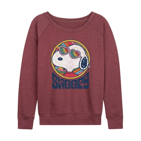 Peanuts - Groovy Snoopy - Women's Lightweight French Terry Long Sleeve Shirt